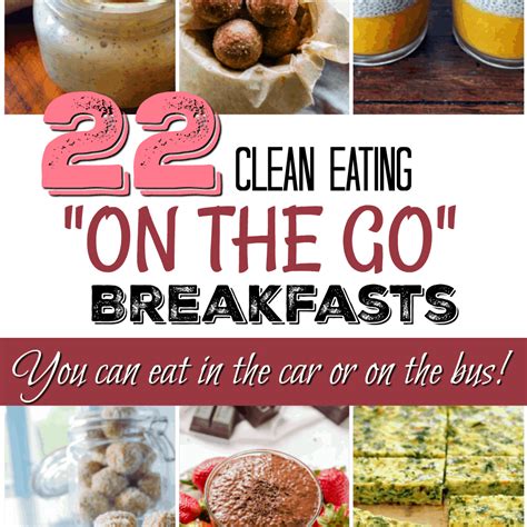 22 Clean Eating Breakfast Kids can eat on the Bus - Clean Eating with kids