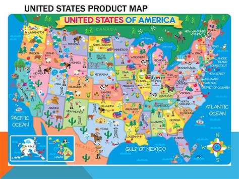 Mappa Di Stati Uniti Stati Uniti Mappa Grande America Del Nord