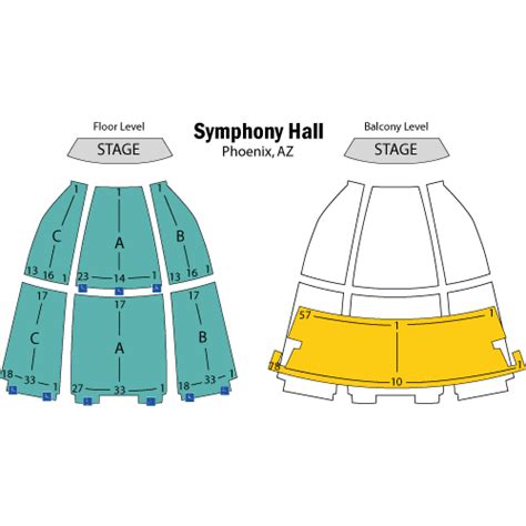 Phoenix Symphony Hall Seating Chart Phoenix Symphony Hall Seating