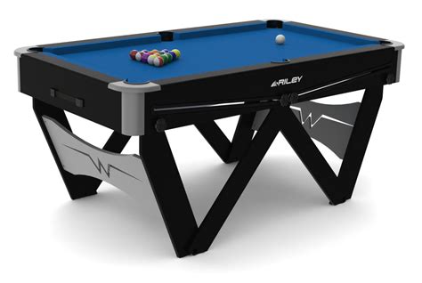 Riley W Leg Folding Pool Table Liberty Games