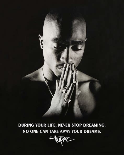 Tupac Inspirational Life Dreams Quote Poster Etsy