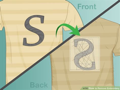 3 Ways To Remove Embroidery Wikihow