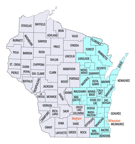 Wisconsin New District Map