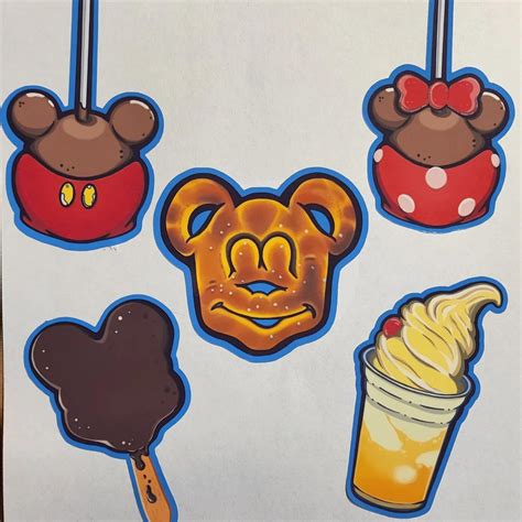 Disney Snacks Sticker Pack Oc Stickers