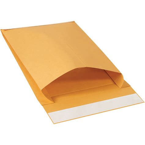 12 X 15 X 3 Kraft Expandable Self Seal Envelopes