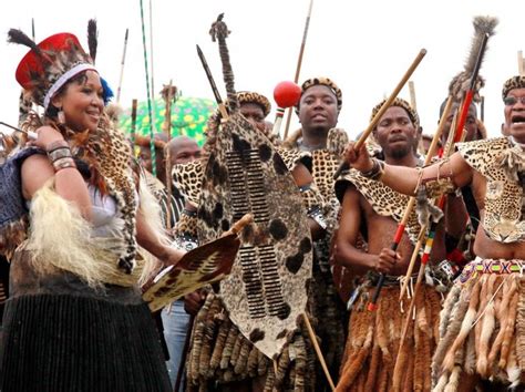 Zulu A Traditional Zulu Wedding Includes Colorful Clothing And Lots Of Dancing Between The