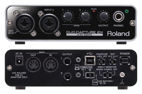 Roland Duo-Capture EX USB audio interface introduced