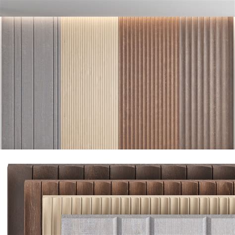 3d Wood Panels Set8 Cgtrader