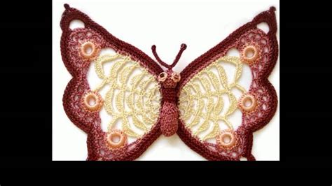 Free Crochet Butterfly Free Patterns Youtube