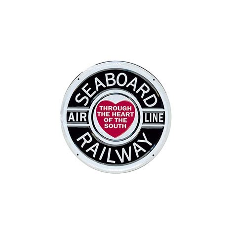 Seaboard Airline Railway Metal Sign N Scale American Trains