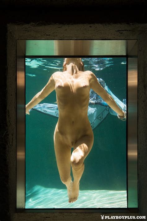 Gia Marie Pool Wet Naked Sunglasses Playboy