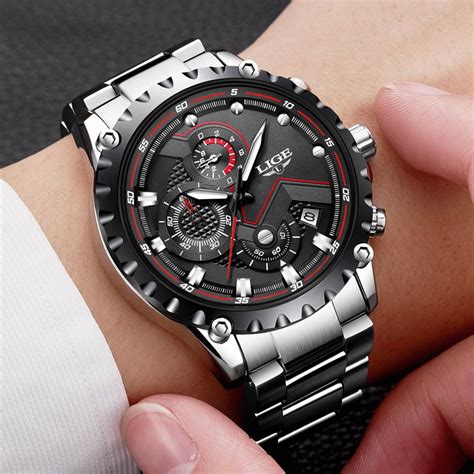 Investing in a luxury watch is a big deal! LIGE Men's Luxury Full Steel Watch