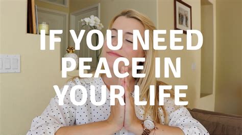 5 Steps To A More Peaceful Life Youtube