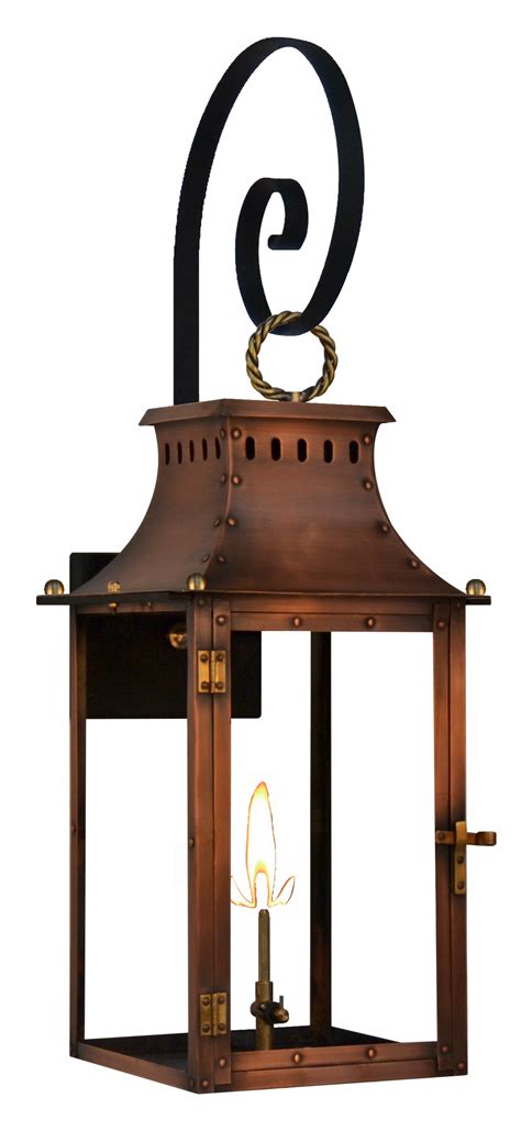 The CopperSmith Market Street Collection-Gas and Electric Market Street Electric or Gas Lantern ...