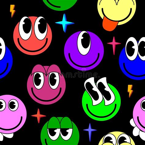 Trippy Smiley Face Wallpaper Stock Illustrations 100 Trippy Smiley
