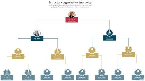 Estructura Organizativa Jerárquica Organizational Chart