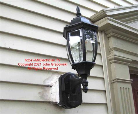 How To Mount Outdoor Light On Siding Americanwarmoms Org
