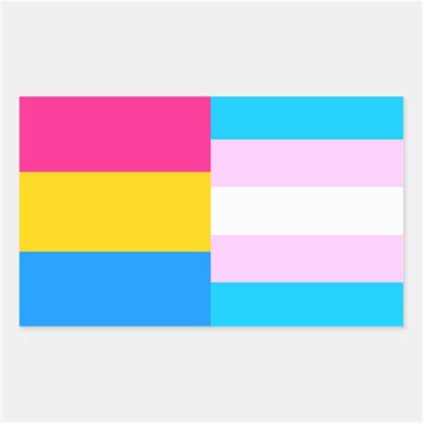 Pansexualtrans Pride Flags Sticker