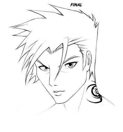 I think it is also a good time to remake some. How to draw a cartoon face (male) | Cartoon faces, Anime ...