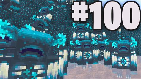 Capture 100 Wardens En Minecraft Survival Youtube