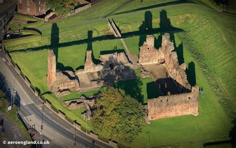 Aeroengland Aerial Photograph Of Penrith Castle Cumbria England Uk