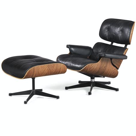 Charles And Ray Eames Lounge Chair 670 Et Son Ottoman Le ModÈle CrÉÉ