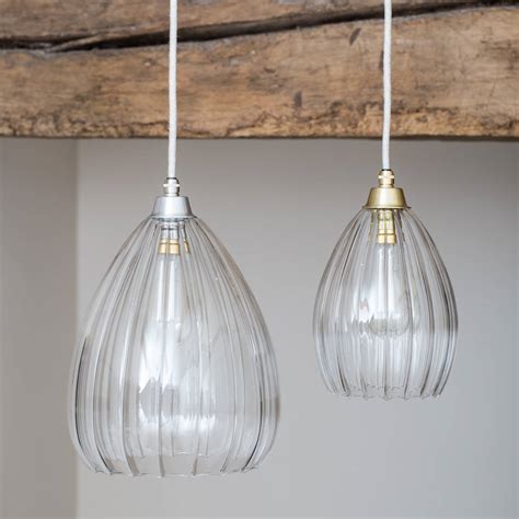 Clear Ribbed Glass Molly Pendant Light By Glow Lighting Free Nude Porn Photos