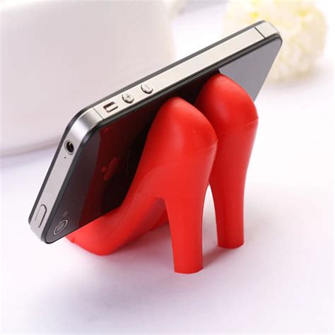 Silicone Phone Stand Series 3d High Heeled Shoes Stand Phone Holder For