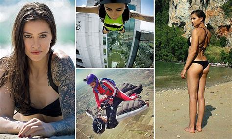BASE Jumping Model Clair Marie Still Gets Nervous After 6 200 Leaps