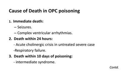 Organophosphorous Poisoning Ppt