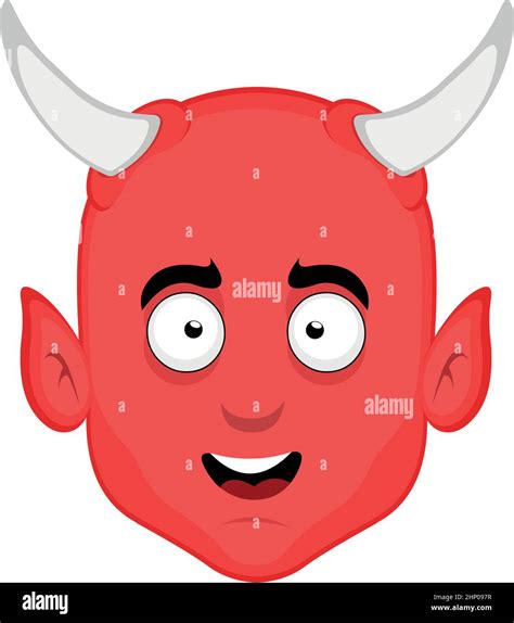 Demon Head Vector Cartoon Hi Res Stock Photography And Images Alamy