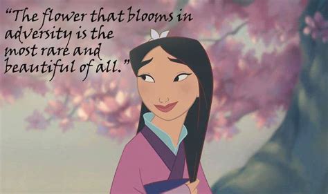 Mulan never did anything on time. Mulan Quotes Flower. QuotesGram