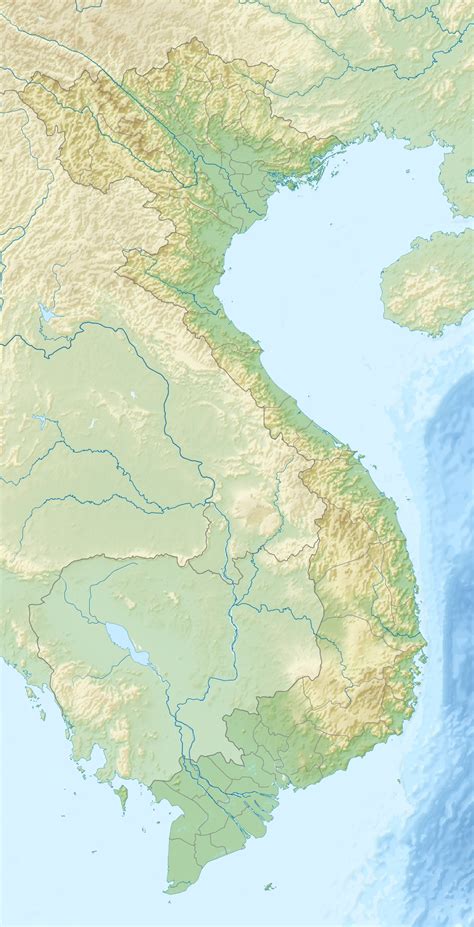 Viêt Nam Relief Map