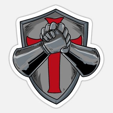 Templar Stickers Unique Designs Spreadshirt