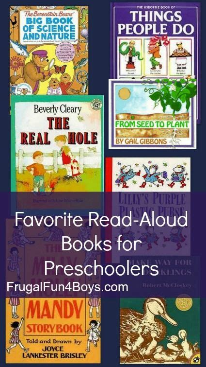 Favorite Read Aloud Books For Preschoolers Frugal Fun For Boys And