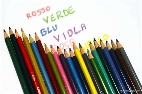 Colors In Italian An Easy Guide Pronunciation Examples