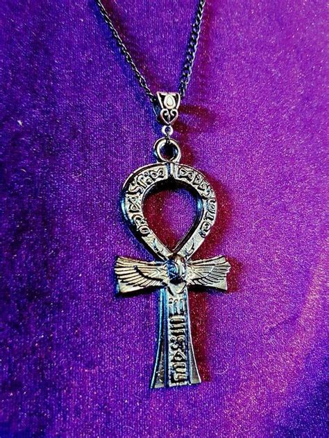 Ankh Necklace Ankh Gothic Occult Set Apep Vampire Isis Scarab Goth