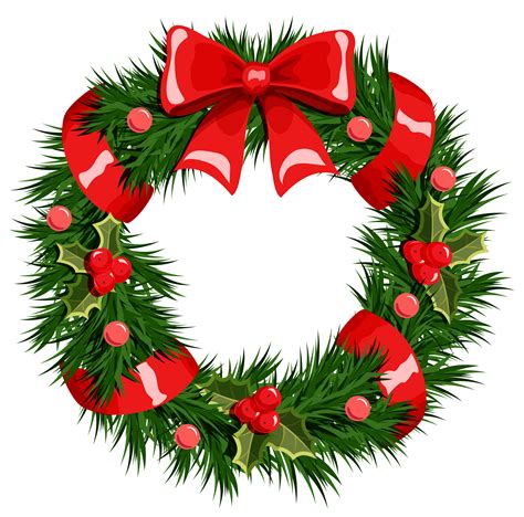Wreath Christmas Garland Clip Art Transparent Christmas Wreath Png