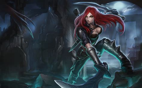 Free Download Katarina Splash Art League Of Legends Girl Hd Wallpaper Game Lol X For