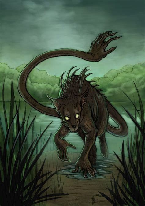 The Ahuizotl Is A Legendary Creature In Aztec Myth The Creature Is