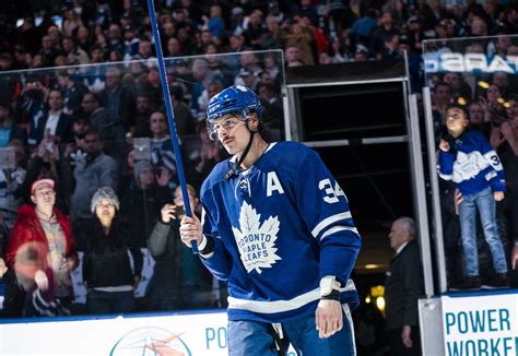 Auston Matthews 💙🥰💙 In 2022 Maple Leafs Hockey Toronto Maple Leafs