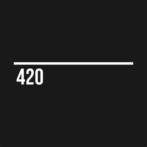 Minimalistic 420 420 Design T Shirt Teepublic