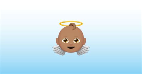Baby Angel Medium Skin Tone Emoji 👼🏽