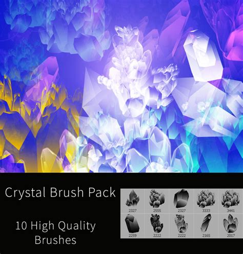 Crystal Photoshop Brush Pack Louis Dyer Visionary Digital Artist