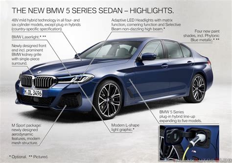 Bmw 5 series 530e m sport 4dr auto. 2021 BMW 5 Series facelift revealed, to go on sale in ...