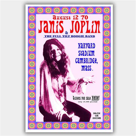 Janis Joplin Original Limited Edition Concert Poster For 49 Off