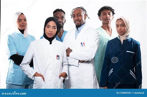 Team Or Group Of A Doctor Nurse And Medical Professional Coworkers