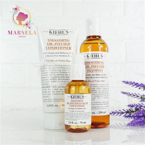Jual Promo Kiehls Smoothing Oil Infused Shampoo Conditioner