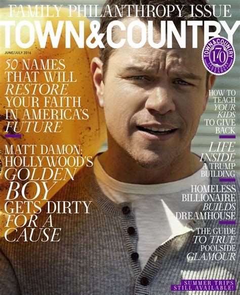 Matt damon's children live a life of comfort. "Our toilet Water is Cleaner than What 663 million People ...