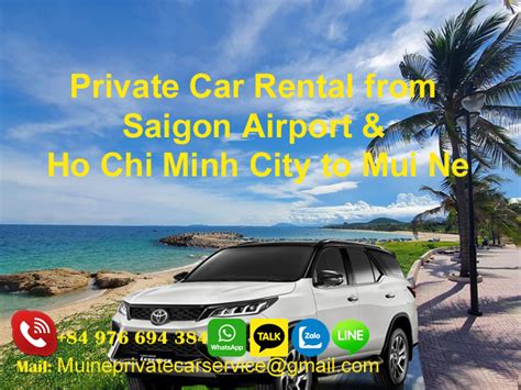 Private Car From Ho Chi Minh To Mui Ne Muineprivatecar